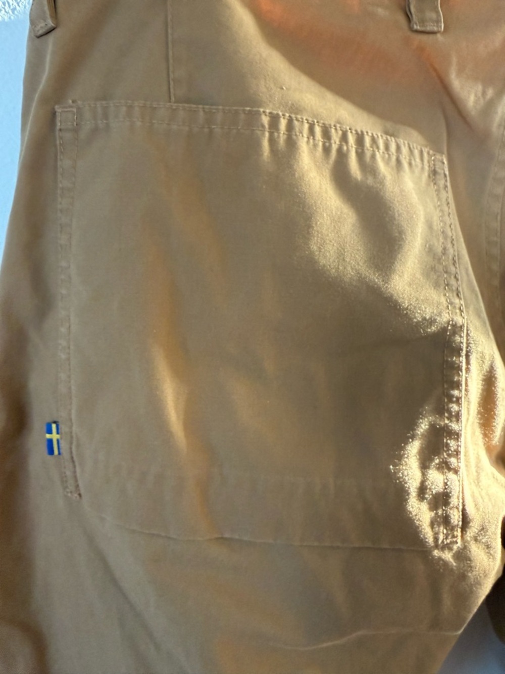 Fjallraven Men's Tan Cargo Pants - Picture 6 of 6